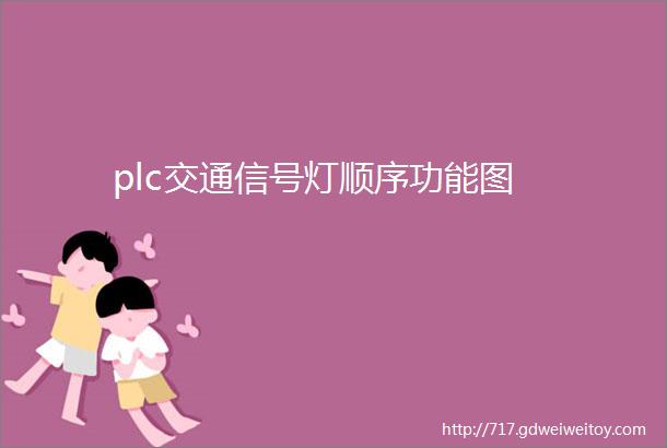 plc交通信号灯顺序功能图